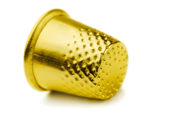 Golden thimble — Stock Photo, Image