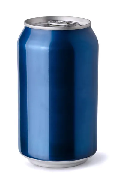 Blue soda can — Stock Photo, Image