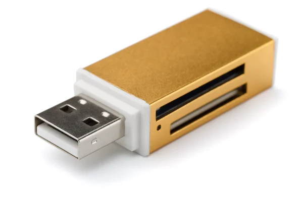 Memory card reader — Stock Photo, Image