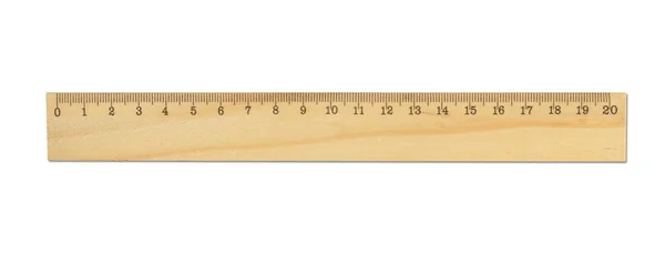 Wood ruler — Stock Photo, Image