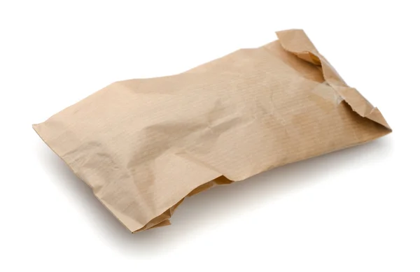 Crumpled package — Stock Photo, Image
