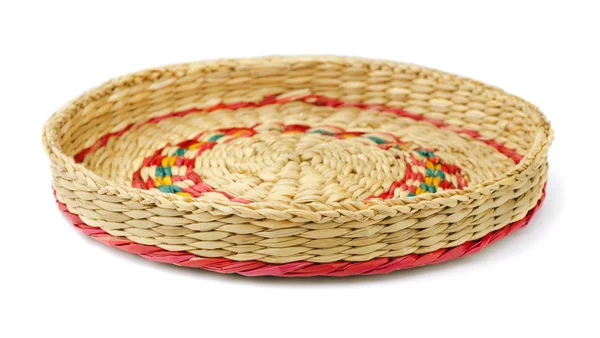 Wicker tray — Stock Photo, Image