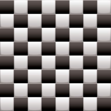 Siyah n beyaz kareli