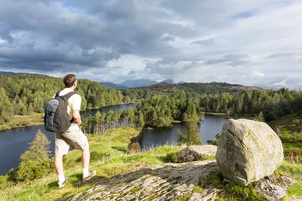 View over Tarn Hows in English Lake District — Stock Photo, Image