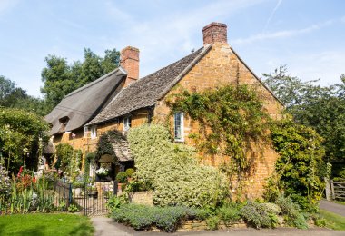 Ilmington eski cotswold taş ev