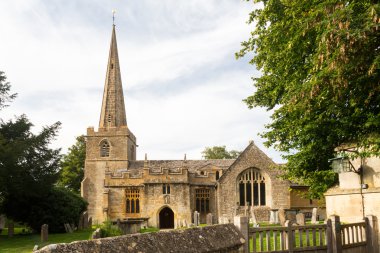 stanton Parish Kilisesi cotswolds içinde