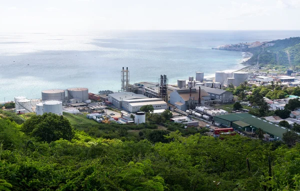 Power generating station in Sint Maarten — Stock Photo, Image
