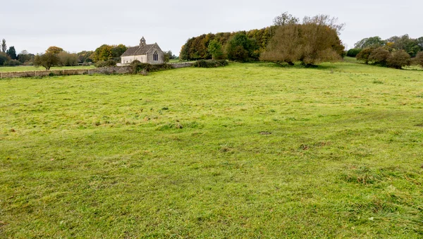 Exterior of St Oswald parish church Widford — Stock Photo, Image