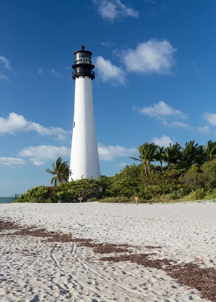 Cape Florida lighthouse in Bill Baggs — Stock Photo, Image