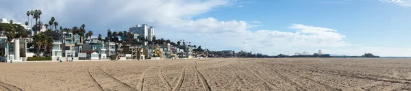 Panorama Santa Monica beach CA — Stock Photo, Image