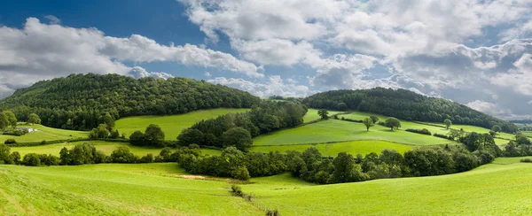 Panorama do campo galês — Fotografia de Stock