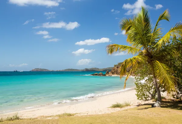 Scena di spiaggia San Tommaso USVI — Foto Stock