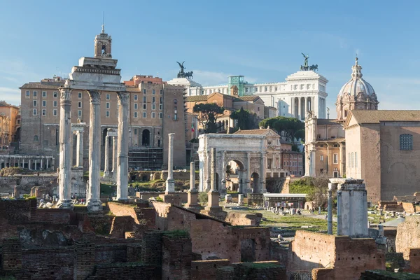 Вид на детали Древнего Рима — стоковое фото