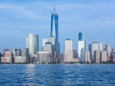 alacakaranlıkta aşağı manhattan Skyline