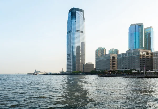 Goldman sachs wieża w zamian za miejsce w jersey city, nj — Zdjęcie stockowe