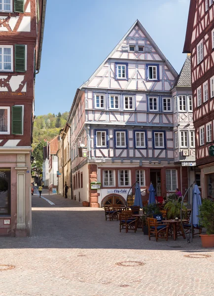 Oude stad van mosbach in Zuid-Duitsland — Stockfoto