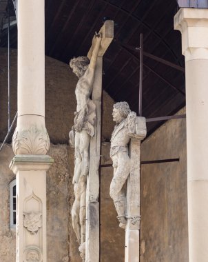 haçlar eski şehrin Bad wimpfen Almanya
