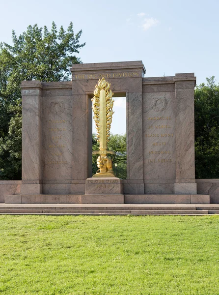 Memorial de la Segunda División Washington DC — Foto de Stock