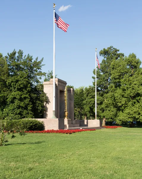 Δεύτερο τμήμα μνημείο Ουάσιγκτον dc — Φωτογραφία Αρχείου