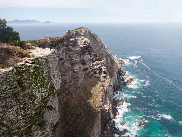 Skalnaté pobřeží cape point — Stock fotografie