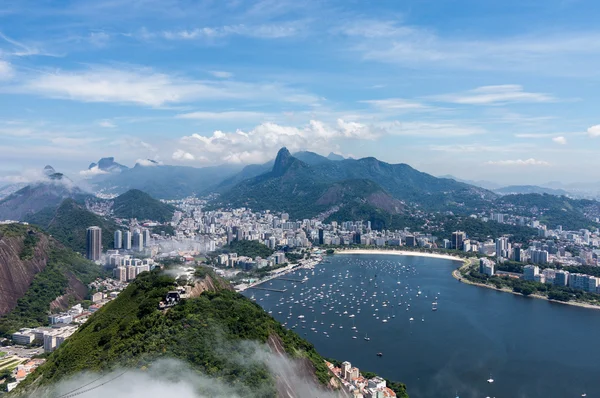 Hamnen och skyline i rio de janeiro Brasilien — Stockfoto