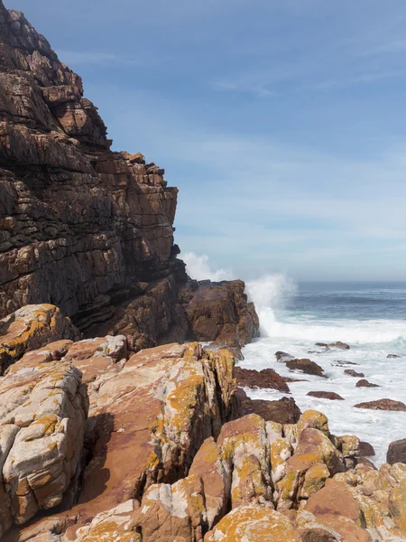 Linha costeira rochosa Cabo da Boa Esperança — Fotografia de Stock