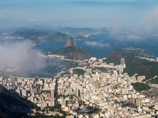 Hamnen och skyline i rio de janeiro Brasilien — Stockfoto