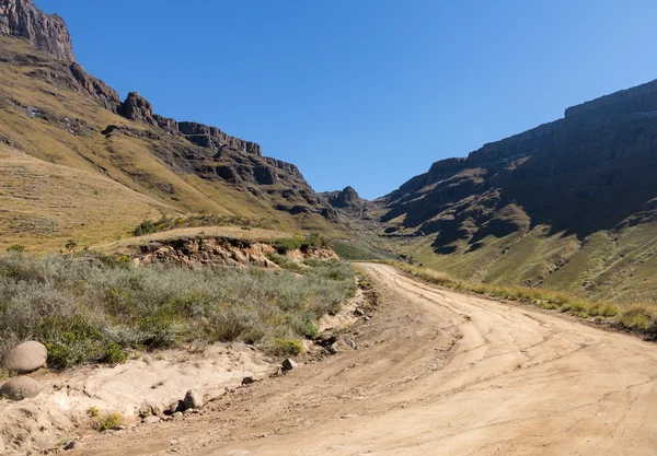 Перевал Сани в Лесото — стоковое фото