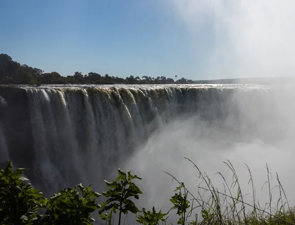 Cataratas Victoria en el río Zambezi — Foto de Stock