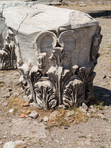 Detalhes das ruínas antigas em Pergamum — Fotografia de Stock