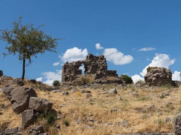 Detalles de las viejas ruinas de Pérgamo — Foto de Stock