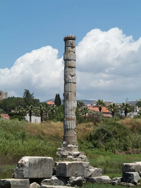 Antike Ruinen des Tempels der Artemis — Stockfoto