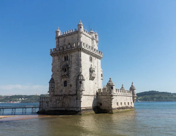 Belem Kulesi Lizbon yakınlarında tagus Nehri üzerinde