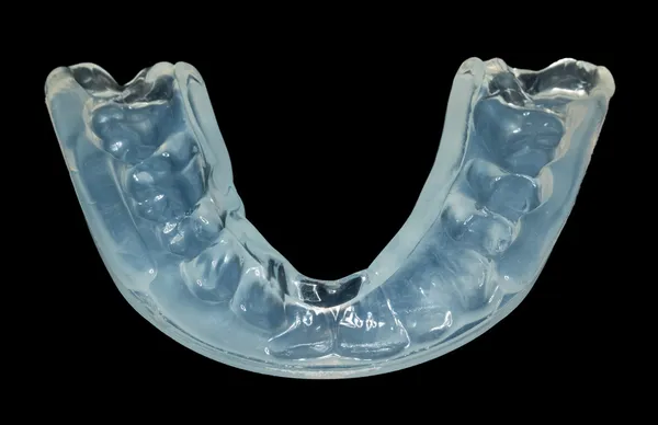 Primer plano del protector dental aislado — Foto de Stock