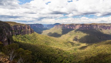 Grose Valley in Blue Mountains Australia clipart
