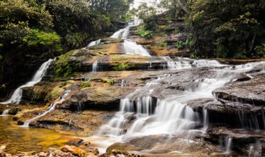 Katoomba blue mountains Avustralya'da düşüyor