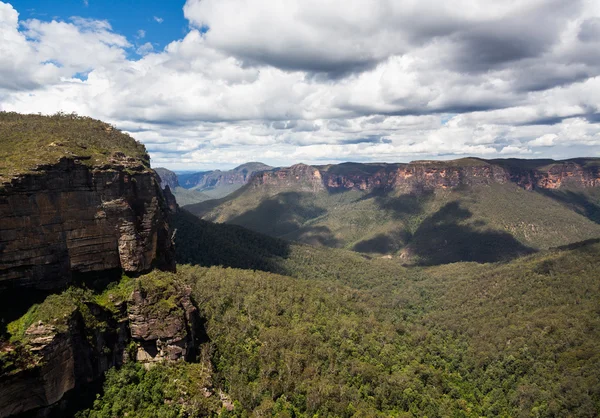 Grose Valley em Blue Mountains Austrália — Fotografia de Stock