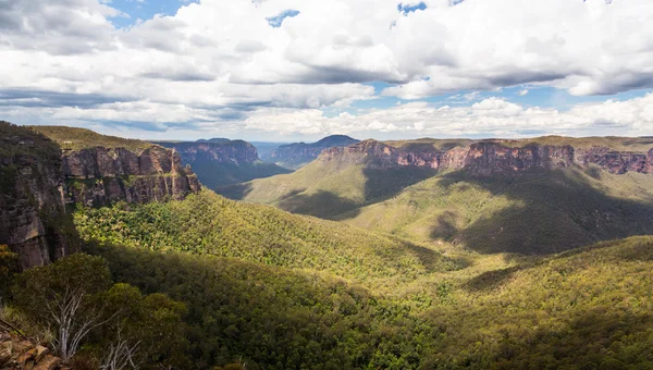 Grose valley v modré hory, Austrálie — Stock fotografie
