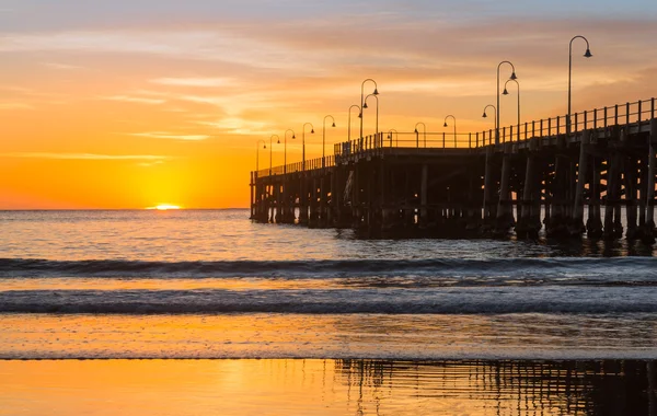 Plage de Coffs Harbour Australie lever du soleil — Photo