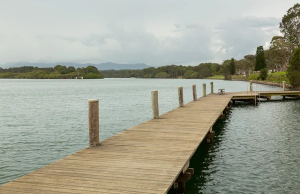 Ørken swimmingpool Mylestom Australien - Stock-foto