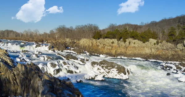 Great Falls em Potomac fora de Washington DC — Fotografia de Stock