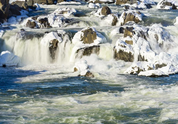 Great Falls em Potomac fora de Washington DC — Fotografia de Stock