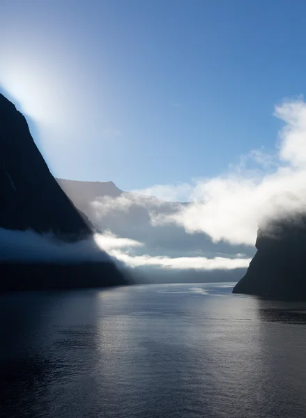 Fiorde de Milford Sound na Nova Zelândia — Fotografia de Stock