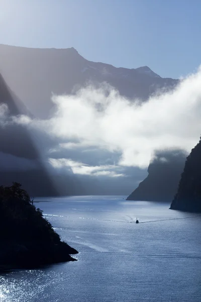 Fjord of Milford Sound in Neuseeland — Stockfoto