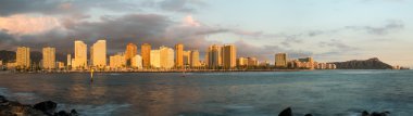 Waikiki Honolulu Hawaii Panoraması