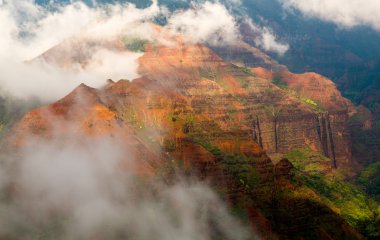 Waimea Kanyon kauai Adası hawaii