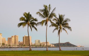 Waikiki Honolulu Hawaii Panoraması