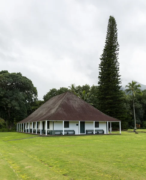 Waioli Huiia Mission Hall in Hanalei Kauai — Stock Photo, Image