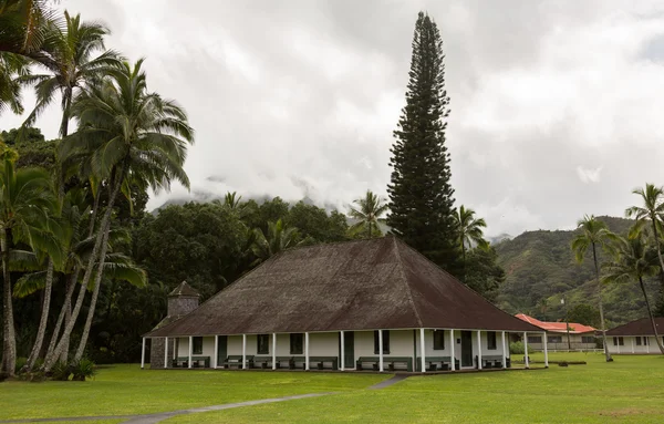 Waioli Huiia Mission Hall in Hanalei Kauai — Stock Photo, Image
