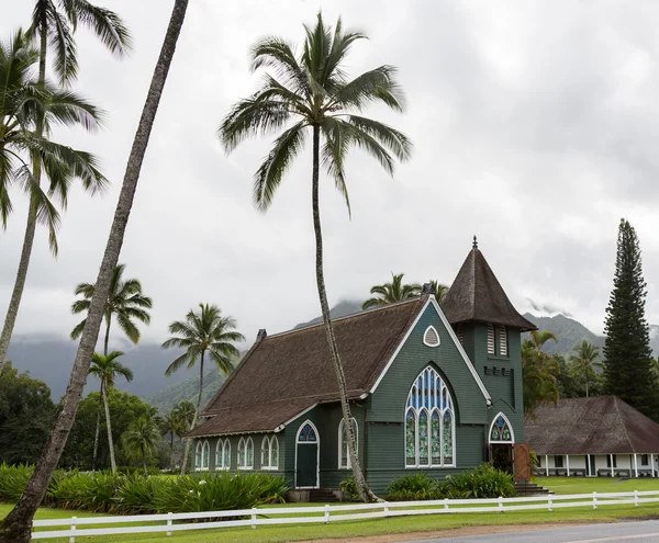 Waioli huiia missionskirche in hanalei kauai — Stockfoto